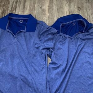 Blue polos